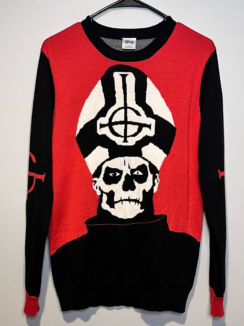 RARE Wool Blend 2014 GHOST BC Papa Emeritus II Sweater Size Small